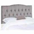 Safavieh Axel Tufted Headboard, Arctic Grey - 54.1 x 5.3 x 55.9 in. MCR4681C